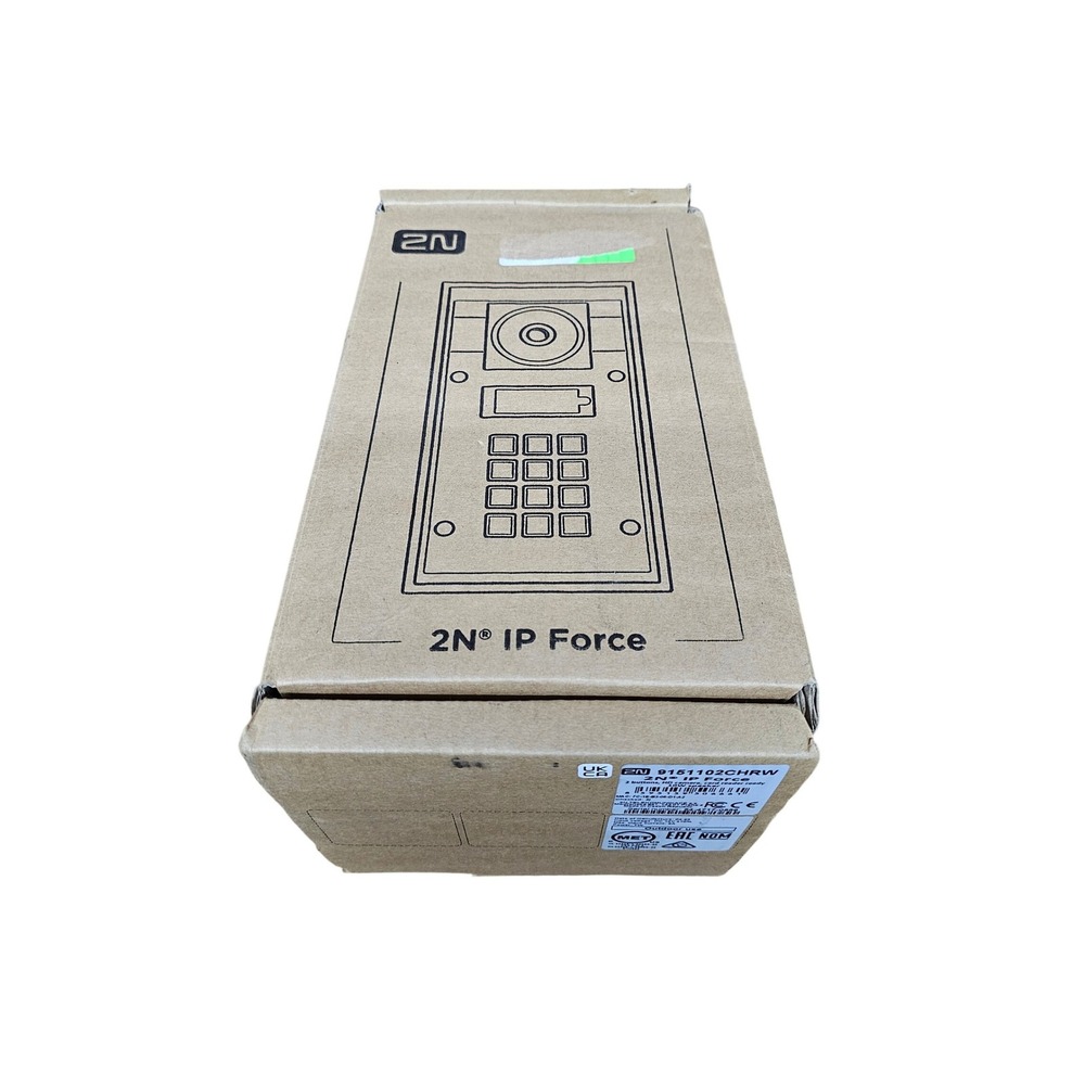 2N IP Force Intercom Unit 9151102CHRW HD‎ Camera 2 Button NEW